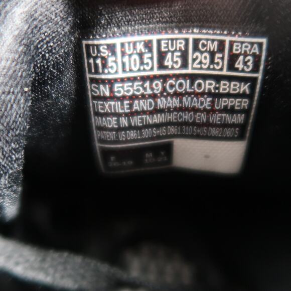 Skechers Shoes Mens 11.5 Athletic Trainer Go Walk Sneakers Casual Active Black - Picture 11 of 13